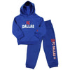 Adidas MLS Soccer FC Dallas Toddlers Fleece Crew Hoodie and Pant Set, Blue
