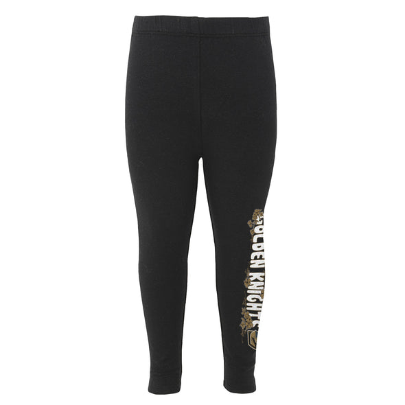 Outerstuff NHL Toddler Vegas Golden Knights Ice Flower Top & Leggings Set