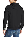 PUMA Men's Pullover Graphic Hooded Sweatshirt Hoodie, Black/White