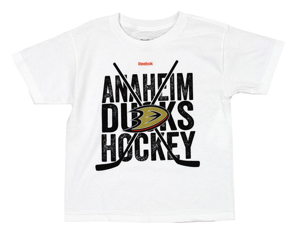 Reebok NHL Youth Anaheim Ducks "Cross Sticks" Short Sleeve Graphic Tee