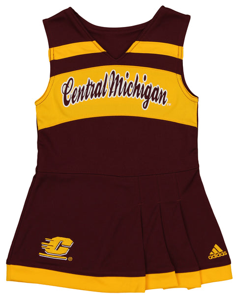 Outerstuff NCAA Toddler Girls Central Michigan Chippewas Cheer Jumper Dress