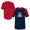 Outerstuff NCAA Youth Arizona Wildcats Color Block Rash Guard Shirt