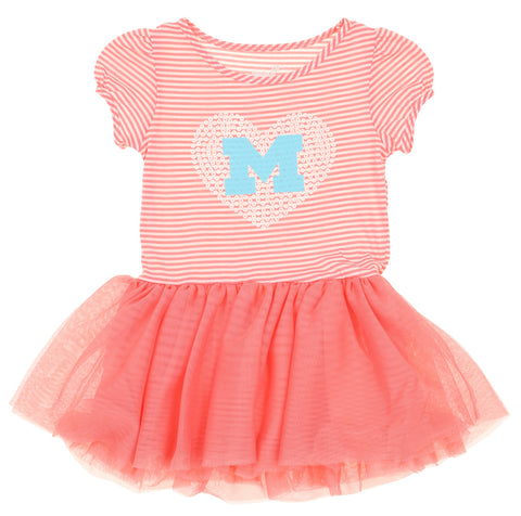 Outerstuff NCAA Little Girls (4-6X) Michigan Wolverines Celebration Tutu Sequin Dress