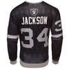 NFL Men's Los Angeles Raiders Bo Jackson #34 Retired Player Ugly Sweater