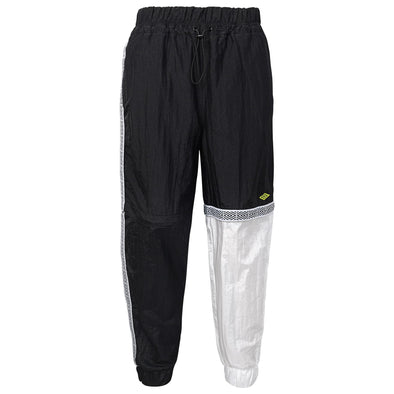 Umbro Women's Color Block Convertible Pant, Black/White