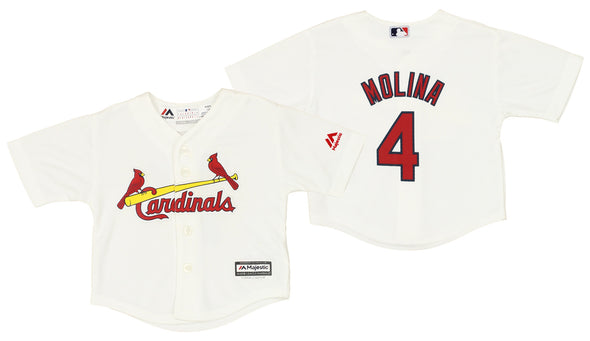 St. Louis Cardinals Yadier Molina #4 MLB Infant Cool Base Home Jersey