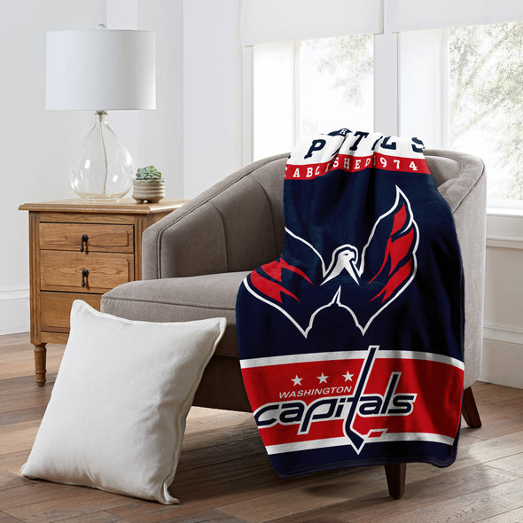 Northwest NHL Washington Capitals Raschel Throw Blanket