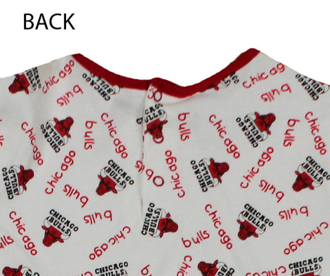 Mighty Mac NBA Infants Chicago Bulls All-Over Print Pajamas Coveralls