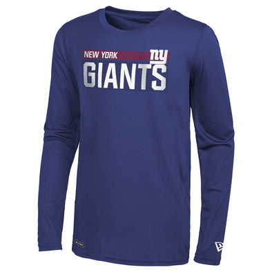 New Era NFL Men's New York Giants Blitz Long Sleeve Performance Tee