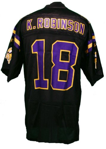 NFL_Jerseys Jersey Minnesota''Vikings''MEN''NFL'' Black Golden 