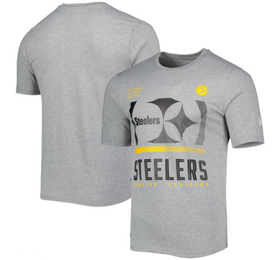 New Era Men's Pittsburgh Steelers Combine Authentic Red Zone T-Shirt