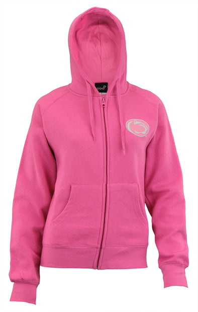 Outerstuff NCAA Women's Penn State Nittany Lions Zip Up Hoodie, Pink