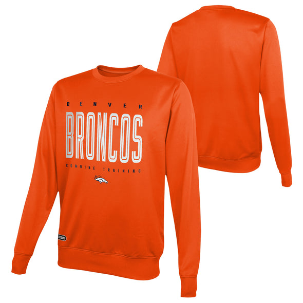 Outerstuff NFL Men's Denver Broncos Top Pick Performance Fleece Sweater