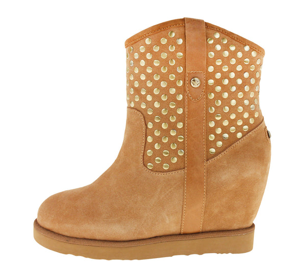 Australia Luxe Collective Women's Studley Fashion Wedge Boots, Chestnut