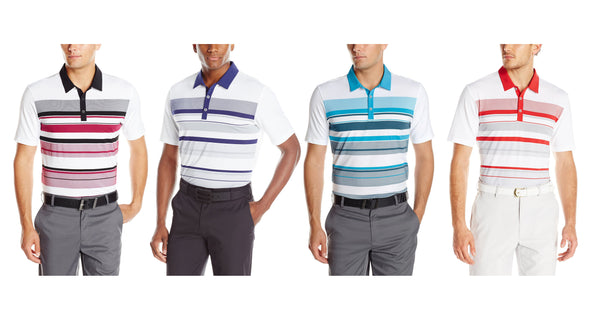 Adidas Golf Men's Climacool Graphic Chest Stripe Polo Shirt - Many Colors