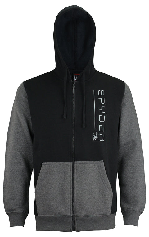 Spyder Men's Racer Logo Full Zip Hoodie, Color Options