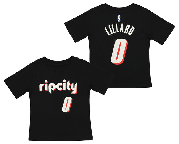 Outerstuff NBA Little Boys Portland Trail Blazers Damian Lillard Essential Mixtape Tee