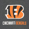 Zubaz NFL Cincinnati Bengals Men's Heather Grey  Fleece Hoodie
