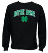 NCAA Men's Notre Dame Fighting Irish Logo Pullover Fleece Crew Sweatshirt