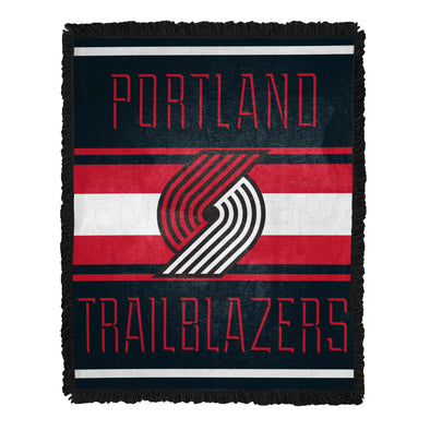 Northwest NBA Portland Trailblazers Nose Tackle Woven Jacquard Throw Blanket