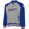Zipway NBA Men's Los Angeles Clippers 1/4 Zip Pullover Sweatshirt, Gray