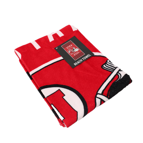 Northwest NCAA Utah Utes "Stripes" Beach Towel, 30" x 60"