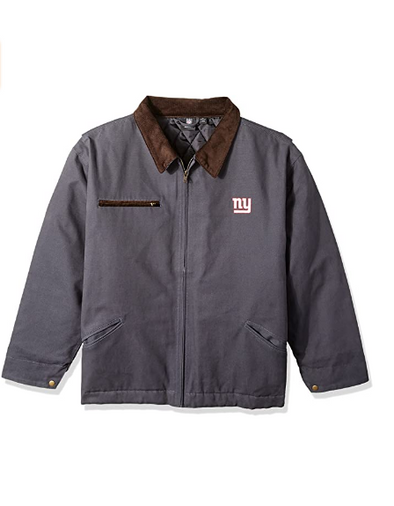 Dunbrooke Apparel NFL Men's New York Giants Canvas Tradesman Jacket