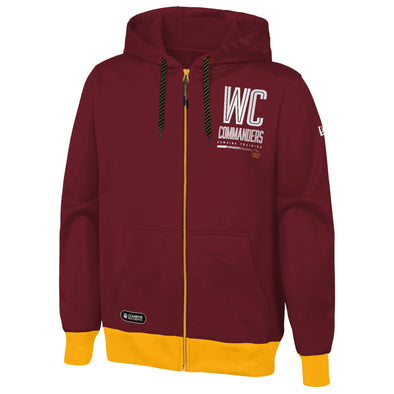 Outerstuff NFL Men's Washington Commanders Drop Back Performance Fleece Hoodie
