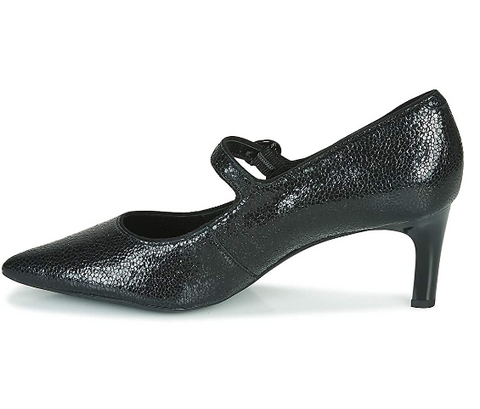 Geox Women's D Bibbiana E Heel Pumps, Black