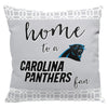 Northwest NFL Carolina Panthers Sweet Home Fan 2 Piece Throw Pillow Cover, 18x18