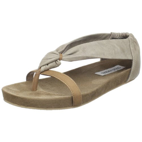Steve Madden Women's Ascend Footbed Sandal, Natural Multi, 8 M US