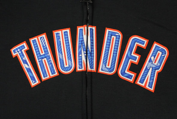 Zipway NBA Men's Oklahoma City Thunder Signature Basics Full Zip Fleece Hoodie, Black
