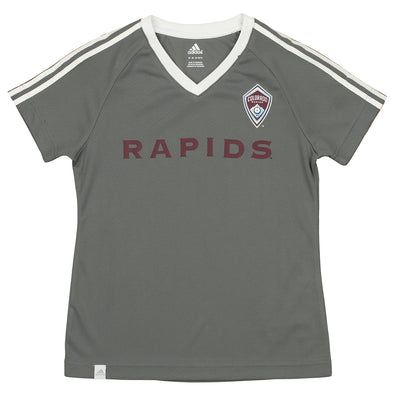 Adidas MLS Youth Girls (7-16) Colorado Rapids Short Sleeve Club Top