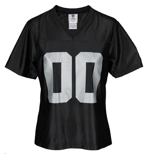 Reebok NFL Women's Oakland Raiders Team Dazzle Jersey, Black