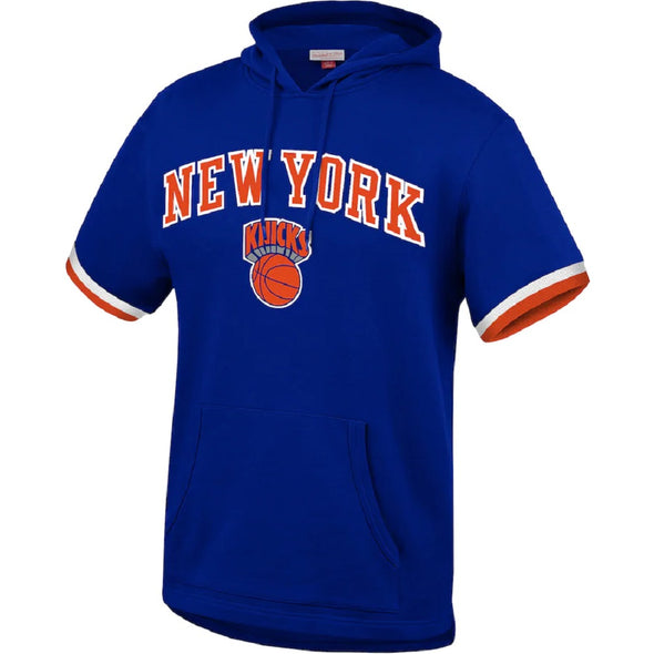 Mitchell & Ness NBA Youth Boys (8-20) New York Knicks Short Sleeve French Terry Hoodie