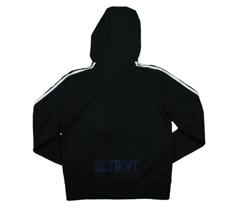 Detroit Pistons NBA Basketball Womens Adidas Full Zip Hoodie, Black