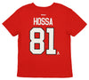 Reebok NHL Kids (4-7) Chicago Balckhawks Marian Hossa #81 Short Sleeve T-Shirt