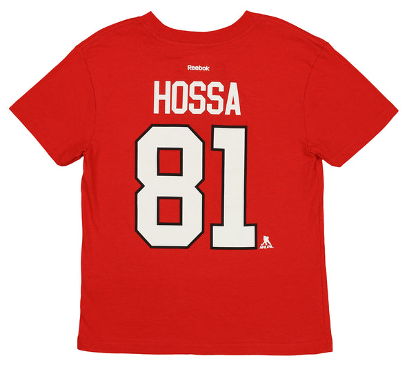 Reebok NHL Kids (4-7) Chicago Balckhawks Marian Hossa #81 Short Sleeve T-Shirt