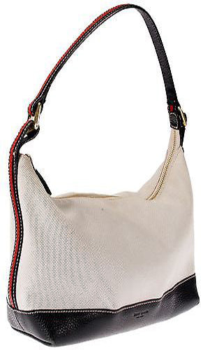 Kate Spade New York Small Satchel Mini Handbag Purse Bag, Beige