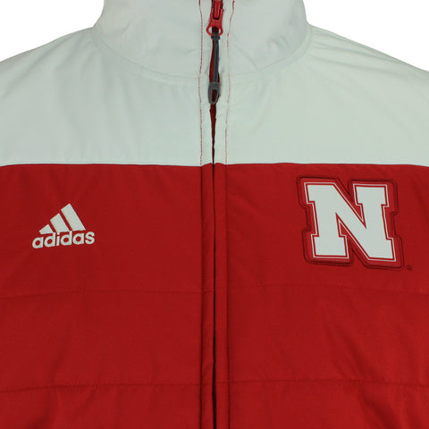 adidas Men's NCAA Climastorm Team Logo Transition Jacket, Nebraska Cornhuskers