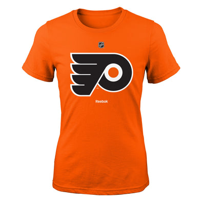 Reebok NHL Youth Girls (7-16) Philadelphia Flyers Short Sleeve Tee Shirt