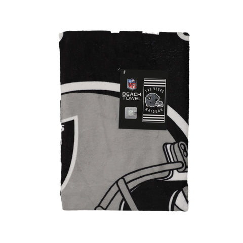 Northwest NFL Las Vegas Raiders "Stripes" Beach Towel, 30" x 60"