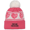 Outerstuff NBA Little Girls (4-6X) Portland Trail Blazers Sweet Heart Pink Knit Hat