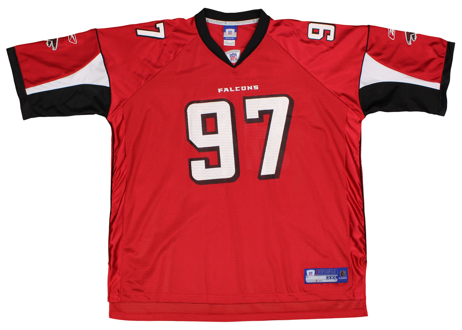 Reebok NFL Men's Atlanta Falcons Patrick Kerney #97 Replica Jersey, White