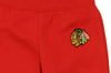 Old Time Hockey NHL Little Girl's Chicago Blackhawks Fleece Pant, Red