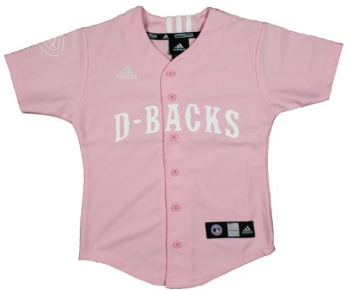 MLB Baseball Arizona Diamondbacks Infants Jersey By Adidas, Pink