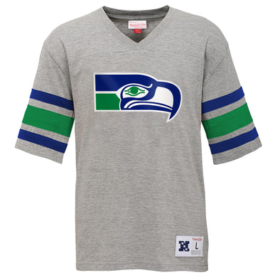 Mitchell & Ness NFL Youth (8-20) Seattle Seahawks Post Season Run V-Neck Tee