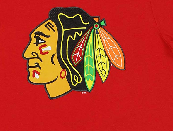 Reebok NHL Men's Chicago Blackhawks Michal Rozsival #32 Player Tee, Red