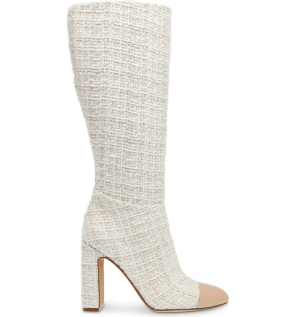 Steve Madden Women's Ally Knee High Boot, Natural