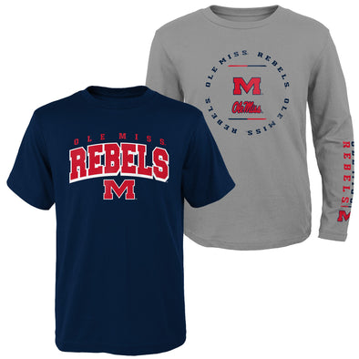 Outerstuff NCAA Youth Boys 8-20 Ole Miss Rebels 3 in 1 Combo Shirt Pack